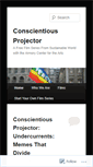 Mobile Screenshot of conscientiousprojector.wordpress.com