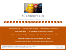 Tablet Screenshot of nildesigner.wordpress.com