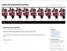 Tablet Screenshot of listasdepresentes.wordpress.com