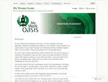 Tablet Screenshot of myworkoasis.wordpress.com