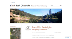 Desktop Screenshot of clarkforkchronicle.wordpress.com