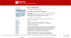 Desktop Screenshot of perufw.wordpress.com