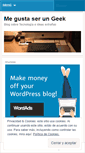 Mobile Screenshot of megustaserungeek.wordpress.com