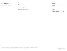 Tablet Screenshot of k2twelve.wordpress.com