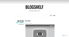 Desktop Screenshot of blogshelf.wordpress.com