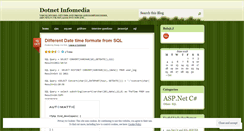 Desktop Screenshot of dotnetinfomedia.wordpress.com