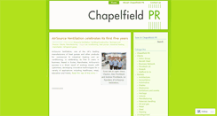 Desktop Screenshot of chapelfieldpr.wordpress.com