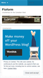 Mobile Screenshot of floform.wordpress.com