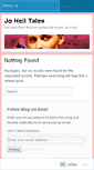 Mobile Screenshot of johelltales.wordpress.com