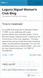 Mobile Screenshot of lagunaniguelwomansclub.wordpress.com