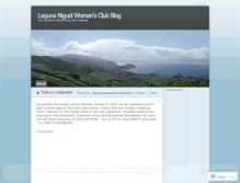 Tablet Screenshot of lagunaniguelwomansclub.wordpress.com