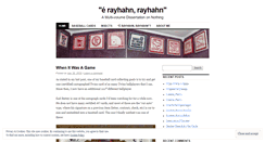 Desktop Screenshot of mmmrhubarb.wordpress.com