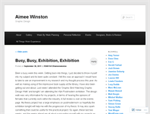 Tablet Screenshot of 9500116139aimeewinston.wordpress.com