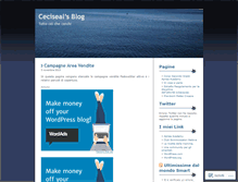 Tablet Screenshot of ceciseal.wordpress.com