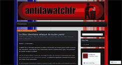 Desktop Screenshot of antifawatchfr.wordpress.com