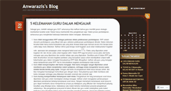 Desktop Screenshot of anwarazis.wordpress.com
