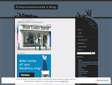 Tablet Screenshot of evelynmaemaceda.wordpress.com