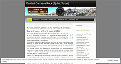 Desktop Screenshot of ejulvecarrascarock.wordpress.com