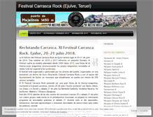 Tablet Screenshot of ejulvecarrascarock.wordpress.com