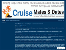 Tablet Screenshot of cruisematesanddates.wordpress.com
