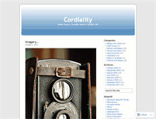 Tablet Screenshot of cordialgirl.wordpress.com