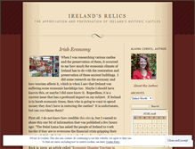 Tablet Screenshot of irelandsrelics.wordpress.com