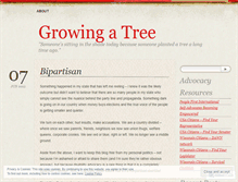 Tablet Screenshot of growingatree.wordpress.com
