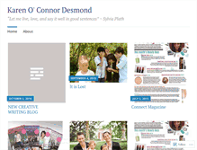 Tablet Screenshot of karenoconnordesmond.wordpress.com