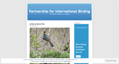 Desktop Screenshot of pibirding.wordpress.com