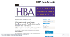 Desktop Screenshot of hbasanantonio.wordpress.com