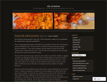 Tablet Screenshot of ckyoccasions.wordpress.com