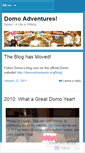 Mobile Screenshot of domoadventures.wordpress.com