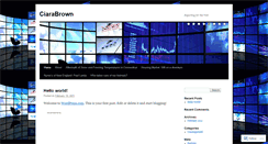 Desktop Screenshot of ciarambrown.wordpress.com