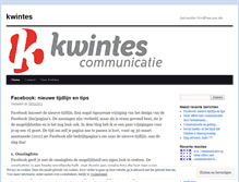 Tablet Screenshot of kwintes.wordpress.com