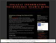 Tablet Screenshot of ingazat.wordpress.com