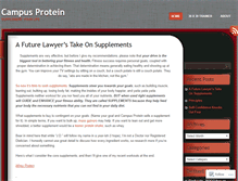 Tablet Screenshot of campusprotein.wordpress.com