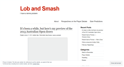 Desktop Screenshot of lobandsmash.wordpress.com