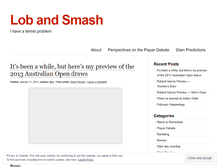 Tablet Screenshot of lobandsmash.wordpress.com