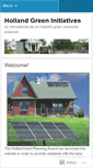 Mobile Screenshot of greenholland.wordpress.com