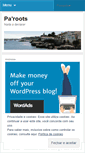 Mobile Screenshot of paroots.wordpress.com