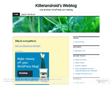 Tablet Screenshot of killerandroid.wordpress.com