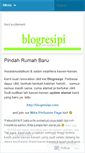 Mobile Screenshot of blogresipi.wordpress.com