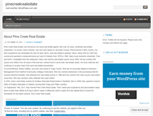 Tablet Screenshot of pinecreekrealestate.wordpress.com