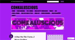 Desktop Screenshot of conkaluscious.wordpress.com