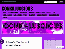 Tablet Screenshot of conkaluscious.wordpress.com