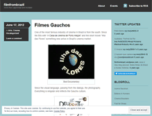 Tablet Screenshot of filmfrombrazil.wordpress.com