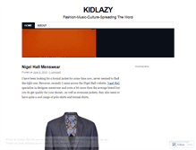 Tablet Screenshot of kidlazy.wordpress.com