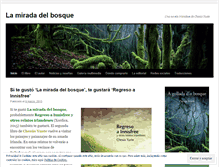 Tablet Screenshot of lamiradadelbosque.wordpress.com