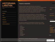 Tablet Screenshot of historiamalarstwa.wordpress.com