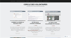 Desktop Screenshot of cercledesvolontaires.wordpress.com